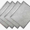 Amazinpure 97006931 BP29 10.5 x 8.75 in Range Hood vent Filter Compatible with Kitchen exhaust fan filter s97006931 88150 99010121 broan 41000 40000 f40000 6105c thin Aluminum, 4 Pack