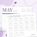 3 x GuassLee Desk Calendar 2026, 18-Month Hanging Desk/Wall Calendar From 2026 Jan-2027 Jun, 14" X 11" Monthly Planner with Thick Paper For Office Home School Desk Organizing