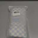 3 Pcs Makeup Bag Cosmetic bags for women Large Capacity Checkered Cosmetic Bag Canvas Travel Toiletry Bag Organizer Cute Makeup Bag Mother's Day Birthday Gift for Women (Blue S)