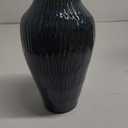 Blue Ceramic Vase for Home Decor,11.6 Inch Flower VaseDecorative Vases for Pampas GrassModern Art Texture Vases for Home Entryway Living Room Dining Table Farmhouse Office Decor-Blue