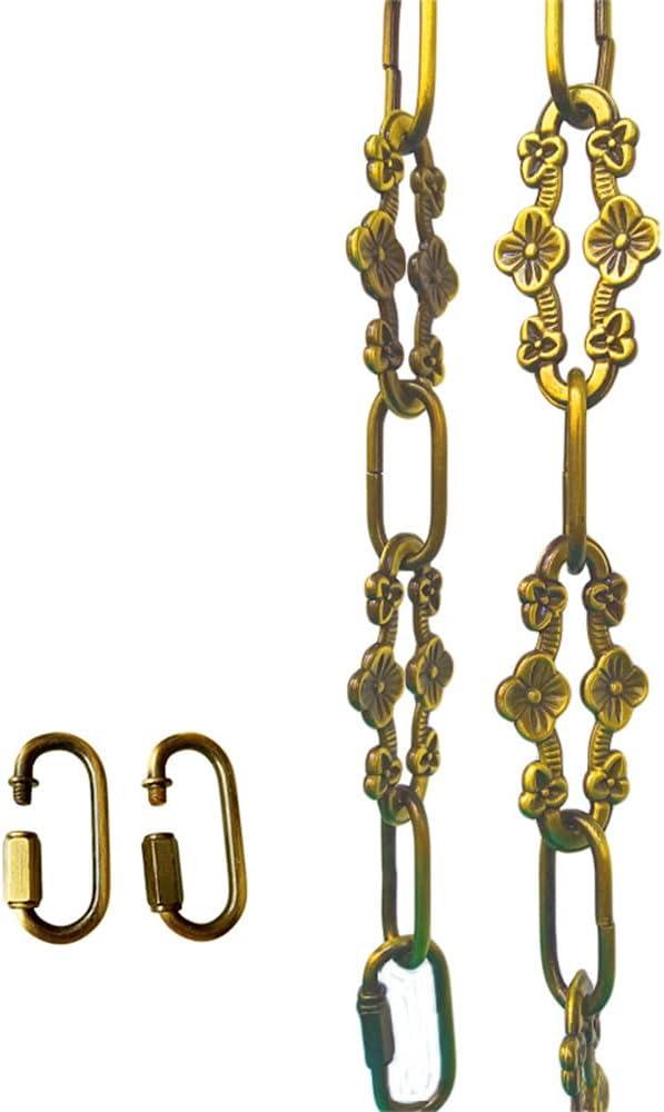 30 inch Antique Gold bronze Decorative Plum buckle Chain for Hanging Lighting (Gold bronze)