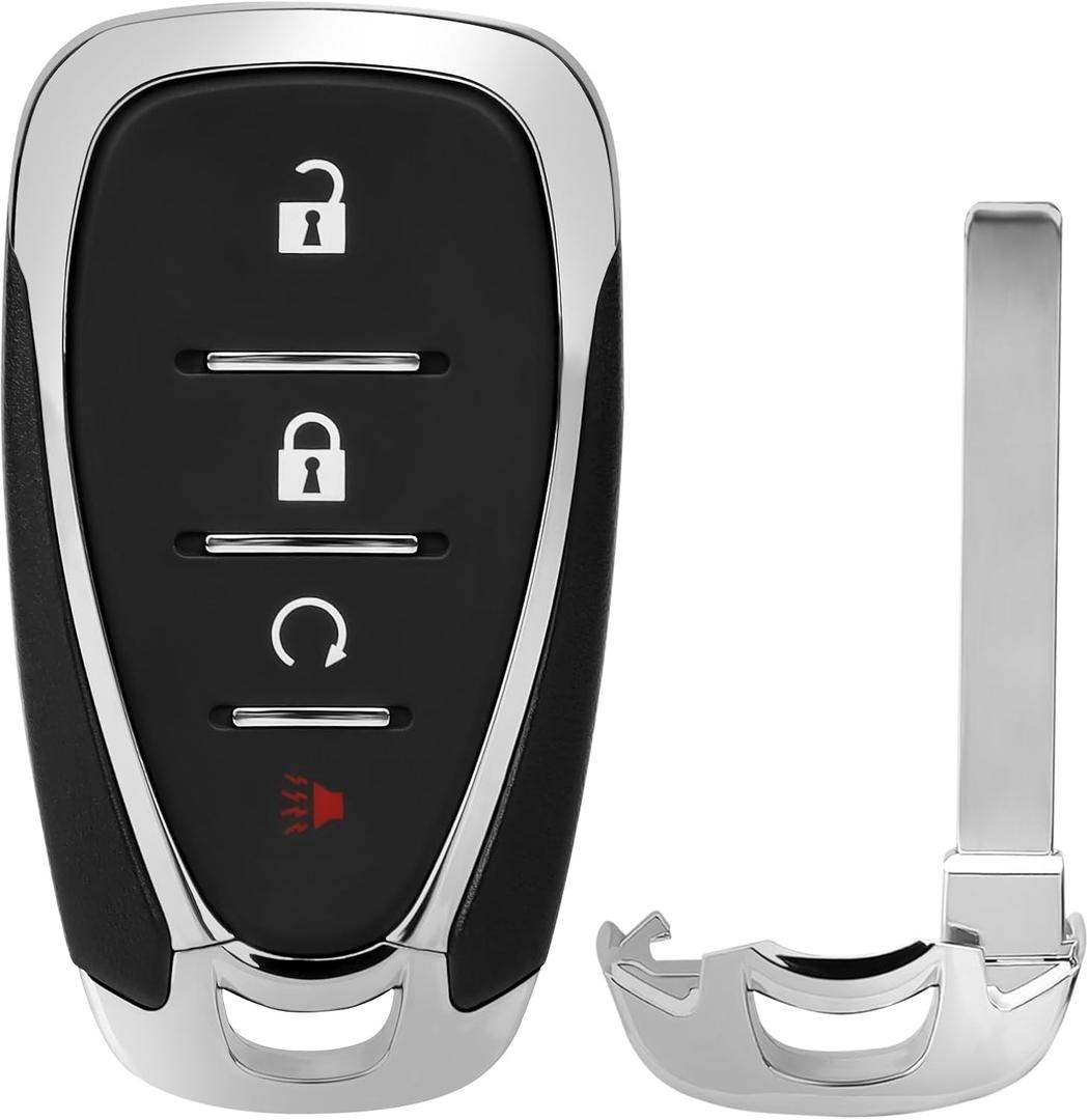 NPAUTO Key Fob Replacement Fits for 2017-2018 Chevy Bolt, 2018-2020 Equinox, 2017-2020 Trax, 2018-2020 Sonic, 2016-2019 Volt, Keyless Entry Remote Control Start Proximity Smart Car Key Fobs, HYQ4AA