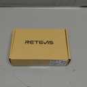 Retevis AI Active Noise Cancelling Two Way Radio Headset, Rechargeable, for RT22 RT21 H-777H RT68, Compatible with Pxton Baofeng BF-888S Kenwood Walkie Talkie, Walkie Talkie Earpiece with Mic (1 Pack)