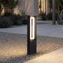 Landscape Path Light, Aluminum 8W 720LM Luxury LED Lighting, 32 Inches Modern Outdoor Bollard Lighting for Lawn, Patio, Courtyard and Driveway Decoration
