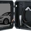 Wall Charger Station Box Compatible with Tesla Mobile Connector Indoor/Outdoor Cable Organizer Waterproof Dustproof