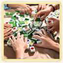 Patelai 160 Pcs Mini American Mahjong Set, Fruit Themed Tiles, 1.2 x 0.87 x 0.55 inches