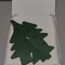 OBBOLO 20 Inch Green Paper Christmas Tree, 2 Pcs Foldable Honeycomb Tabletop Christmas Decorations with Magnetic Closure, Reusable Paper Trees for Holiday Table Centerpieces and Mantel