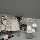 Touch Lamp for Living Room Bedroom, 21" Table Lamps Set of 2 with USB C+A Ports, Touch Bedside Lamps for Nightstand with 3 Way Dimmable, 2 LED Bulbs Included, Gold