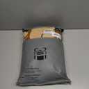 Women's Faux Suede Coat Sherpa Fleece Lined Oversize Duffle Coat Winter Mid-Length Hooded Toggle Jacket with Pockets (Large, Dark Khaki)