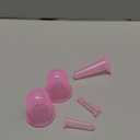 Cupping Therapy Sets 7Pcs Silicone Anti Cellulite Cup Vacuum Suction Massage Cups Facial Cupping Sets Body and Face Massager for Adults Home Use (Pink)