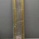 Hanging Room Divider Curtain Rod U Shaped Wall Divider for Privacy Separation Modern Room Separator Curtain Track Metal Space Divider for Bedroom, Fitting Room and Beauty Salon Privacy (Gold)