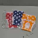 Dog Diapers for Small Female Dogs, Washable Heat Pants, Pack of 3,Reusable Period Underwear for Puppies in Heat, Medium (Large)