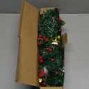 LAIAMER 2 Set Solar Christmas Tree Lights Decorations Outdoor Waterproof, 40 LED Lights Christmas Solar Stake Lights Cemetery Christmas Tree for Grave Pathway Outside Garden Yard Lawn