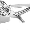 Rotating Cheese Slicer, 7.8 Inch x 4.5 Inch x 3.2 Inch Stainless Steel Grater Shred Machine for Vegetables, Cheese and Lemon (1)