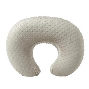 ESEN Nursing Pillow and Body Positioner for Breast Feeding and Bottle Feeding, Ultra Soft Baby Breastfeeding Pillows with Removable Nursing Pillow Cover for More Support for Mom and Baby (Brown)