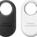 Samsung SmartTag2 (2023) Bluetooth + UWB, IP67 Water and Dust Resistant, Findable via App, 1.5 Year Battery Life (4-Pack) - Black/White