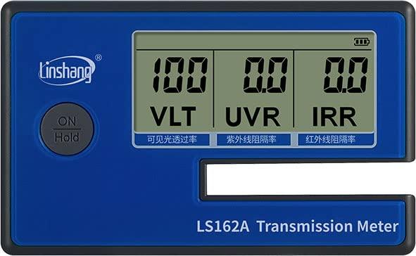 RockRose Portable Car Window Tint Meter Professional VLT/UVR/IRR Measurement for Auto Side Windows&Tint Films Instant Calibration & Data Lock for Pro Tint Installer Linshang Spectrum IR 1400nm LS162A