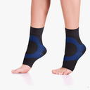 Wanderlust Plantar Fasciitis Sleeves - Open Toe Compression Socks With KT Tape, L