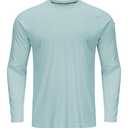 YOVVI Men Swim Shirt Light Blue (Blue, L)