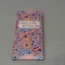 Toycamp for Samsung Galaxy S21 FE Wallet Case with Wrist Strap - Leather Flip Folio Cover with RFID Blocking 4 Card Slots Galaxy S21 FE 5G Cute Aesthetic for Women Lady, Black Sun Moon