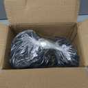 50 FT Drain Snake Auger - Flexible & Powerful Snake Drain Hair Remover Tool, for Kitchen, Shower & All Drains - Manual or Drill-Powered with Gloves, Storage Bag (Black)