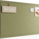 Fluxynara Felt Bulletin Board, 35.4"x23.6", Matcha
