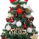 Tabletop Christmas Tree Collar, Rattan Xmas Tree Collar for Artificial Trees, Woven Wicker Christmas Tree Skirt, Tree Stand Base Cover, Tree Basket Base Box, Christmas Tree Ring
