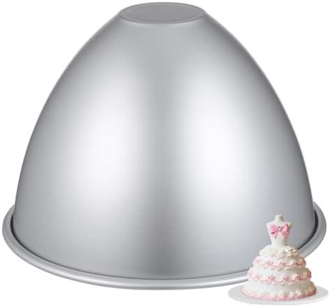 Amosfun Princess Doll Skirt Cake Pan Mold - 8 Inch Non-Stick Baking Molds for Princess Dress Cakes Suitable for Girls Birthdays Celebrations