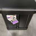 simplehuman 58L Liner Rim Rectangular Recycler, 24L+ 34L, Matte Black