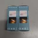 2 PCS Car USB Lights, Plug-in Retro Car Atmosphere Lamp with Touch Dimmable, Portable Mini Glass Bottle LED Bulb Night Lights for Vehicle Bedroom Hallway Camping Holiday Decoration (Blue)