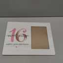 16th Birthday Gifts Picture Frame, Happy Sweet Sixteen for Girl, 16 Year Anniversary Birthday Photo Fits 4x6