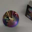 Gear Ball 3D Printed Spin Ball Cube Fidget Toys, Gear Sphere Fidget Toy, GearSphere Desk Toy Stress Fidget Balls, Fidgets Spinners for Adults & Kids Anxiety Relaxing (3.1 Inch, Laser Purple Blue)