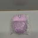 Lomiluskr Cute Cat Wireless Mouse, Lightweight Soundless Mice, 2.4G Wireless Mice, Candy Colors, Kawaii Mouse for Girls and Kids (Purple)