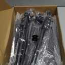 Projector Stand, 33LB Load Bearing & 22-55" Height Adjustable, for Projector/Laptop/DJ Gear, Outdoor/Office/Studio - Stable Base (Black)