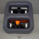 MUEE Mop and Bucket with Wringer Set for Home, Flat Mop and Bucket Set for Floor Cleaning and Window Wall Cleaner, Wet and Dry Mop with Long Handle and 3 Microfiber Pads