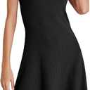 WENRINE Casual Dresses for Women Crewneck Sleeveless Tank Dress Summer Spring Boho Vacation Clothes Size Medium