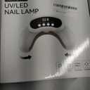 Nail Fungus Laser Treatment LED Light Device Safe & Gentle Home Nail Care for Strong,Healthy-Looking Nails, Cordless Portable Design, Easy One-Button Use, Black