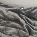 THREE POODLE Sherpa Wearable Blanket with Sleeves for Adults, Super Soft, Warm Cozy Plush Sleeved Throw Blankets with Arms, Grey