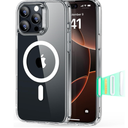 ESR for iPhone 16 Pro Max Case, Camera Control, Compatible with MagSafe, Shockproof MilitaryGrade Protection, Magnetic Phone Case for iPhone 16 Pro Max, Classic Hybrid Case (HaloLock), Clear