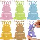 Gilprop 12 Pcs Felt Money Holders for Cash Gift Pastel Cute Basket Stuffers for Cash Gift Card Basket Tag DIY Surprise for Teens Girl Boy Grandchildren(Easter,Multicolor)