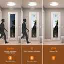 Matane 2Pack Motion Sensor LED Ceiling Light with Remote, 12 Inch Wired Flush Mount Light 3000K 4000K 5000K, 2400LM Dimmable Motion Sensor Light Indoor for Closet Hallway Laundry Stairs New Version