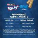 Purina Busy Bone Adult Toy Breed Dog Chew Bone Treats, Tiny - 60 ct. Pouch