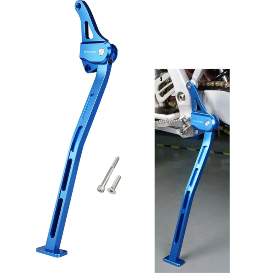 NICECNC Motorcycle Stand Dirt Bike Stand Compatible with Yamaha YZ250(Two-Stroke) 2005-2024, YZ125 2005-2022 Aluminum CNC Machined Blue【ONLY for Two-Stroke】