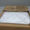 Art3d Decorative Ceiling Tile 2x2 Glue up, Suspended Ceiling Tile Pack of 12pcs White Floral