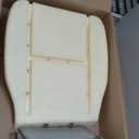 GXARTS 2PCS Driver Side Bottom Replacement Cloth Ebony & Titanium Seat Cover & Foam Cushion Compatible with GMC Sierra 1500 2500 3500 with Chevy 2007 2008 2009 2010 2011 2012 2013 2014