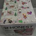 The Honest Company Clean Conscious Diapers for Delicate Skin | Up to 100% Leakproof | Hypoallergenic, Fragrance Free | Winter '25 Limited Edition Prints | Club Box, Size 1 (8-14 lbs), 78 Count (Adorably A-moosing + Winterwear Wags)