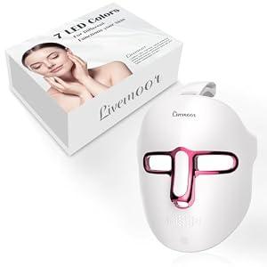 SDKWDH Red Light Therapy for Face, Led Face Mask Light Therapy, AntiAging Infrared Therapy for Wrinkles, Fine Lines, 71 Colors LED Facial Skin Care Mask
