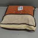 FLOLEOPA Soft Plush Microfiber Bathroom Rugs, Absorbent Bath Rugs Non Skid Machine Wash Dry Bath Mats for Tub, Shower and Bath Room Floor Mats (Burnt Orange, 20x32 inches)