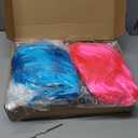 PLULON 10 Pcs Colorful Bob Wigs with Heart Plastic Sunglasses Hair Cap for Women, Costume Colorful Cosplay Wig Daily Party Hairpieces for Bachelorette Neon Party Favors, Halloween Decorations