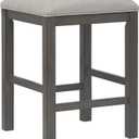 Sunset Trading Shades of Gray Barstool, 24", Distressed Grey